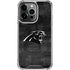 NFL Carolina Panthers Black & White iPhone 15 Pro Clear Case